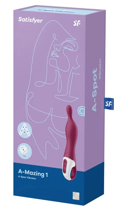 A-Mazing 1 a-Spot Vibrator – Berry