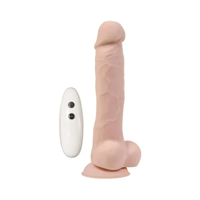 Adam & Eve Adams True Feel Rechargeable Dildo with Remote Control
