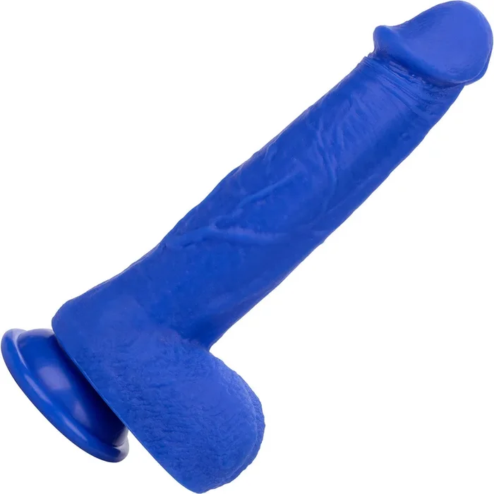 Admiral Captain 8 ” Rechargeable Waterproof Vibrating Silicone Suction Cup Dildo By CalExotics – Blue