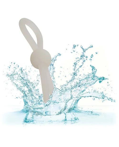 Alpha Liquid Silicone Lasso Cock Ring – Natural