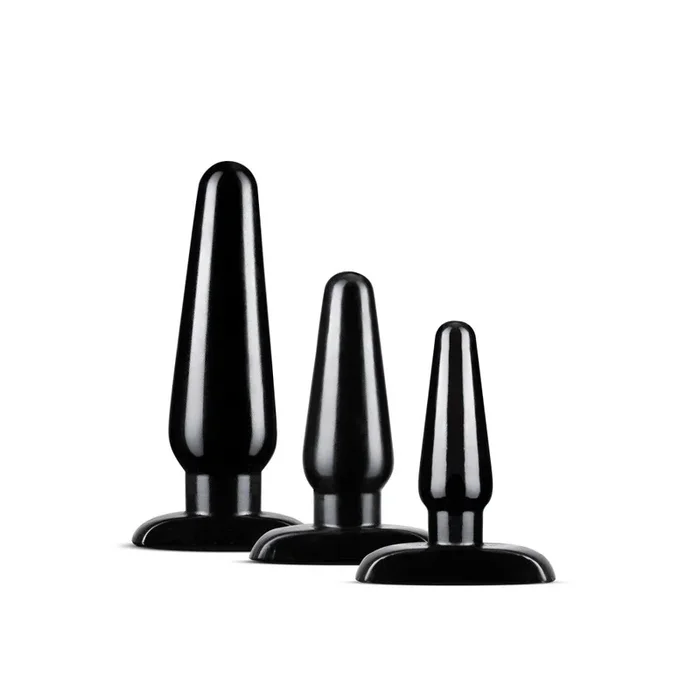 Anal Adventures – Basic Plug Kit – Black