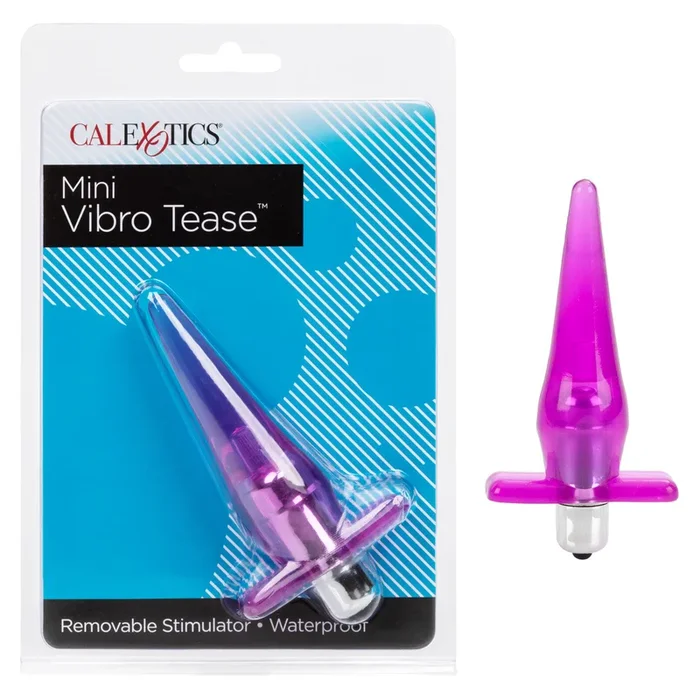 Anal Toys Mini Vibro Tease Vibrating Butt Plug – Pink