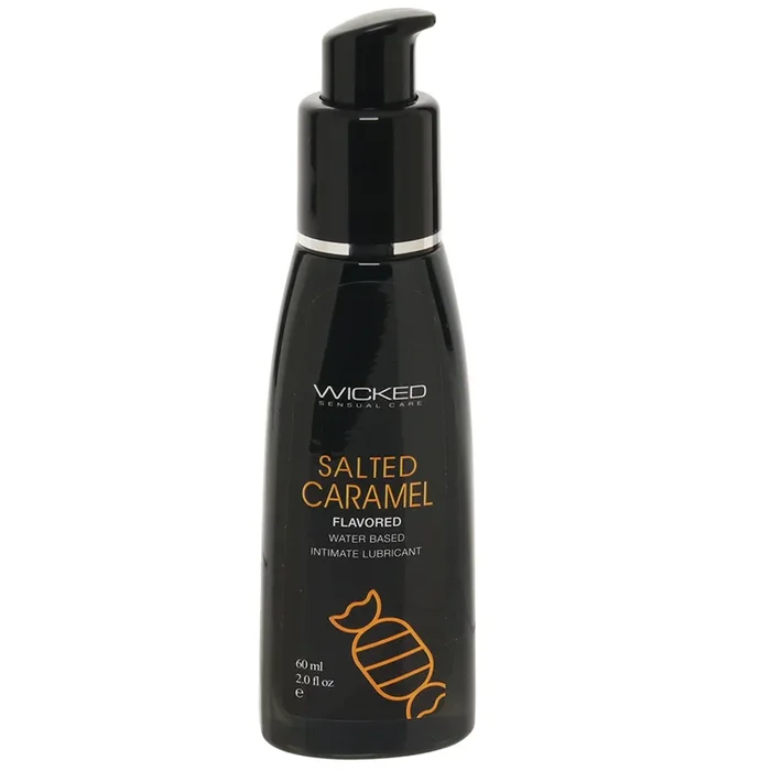 Aqua Flavored Lube 2oz/60ml in Salted Caramel