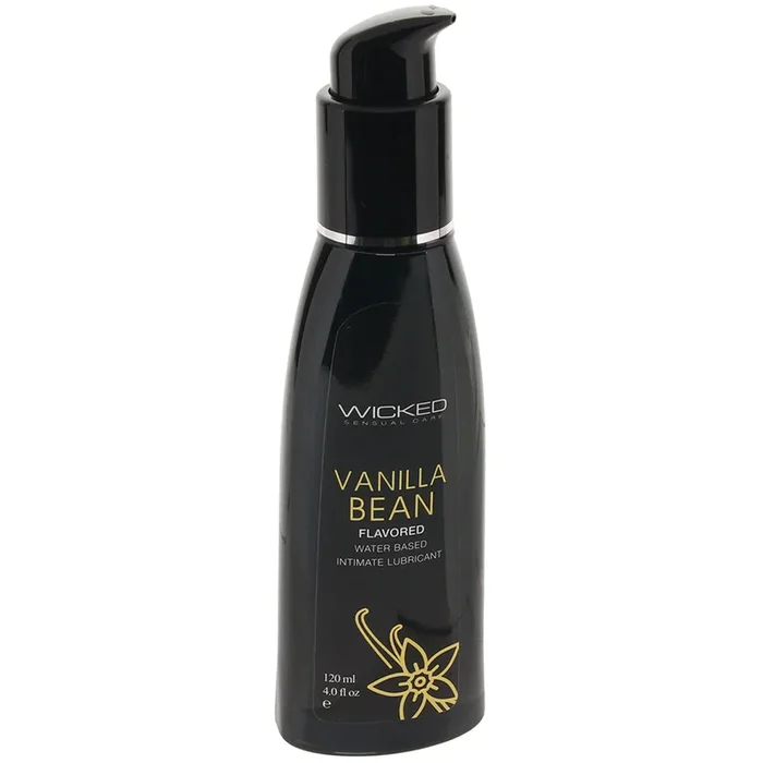 Aqua Flavored Lube 4oz/120ml in Vanilla Bean