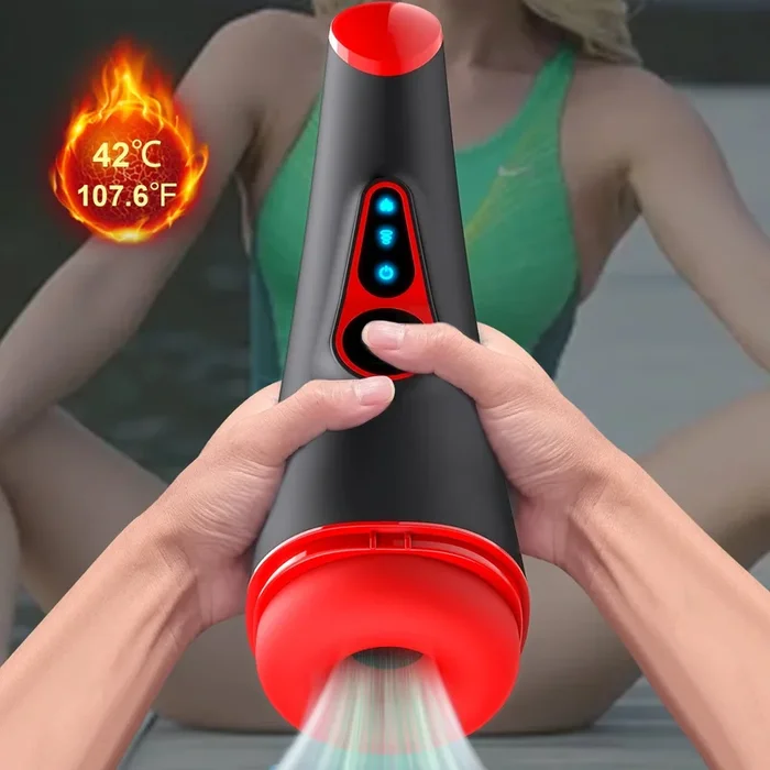 Automatic Sucking Male Masturbator Heated Vagina Blowjob