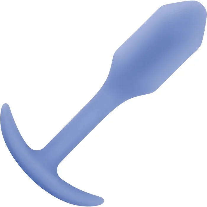 b-Vibe Snug Plug 1 Small Silicone Weighted Butt Plug – Violet
