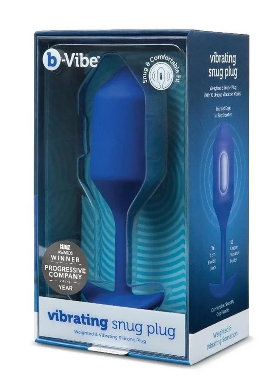 B-Vibe Tickle Snug Plug 4 Rechargeable Silicone Anal Plug