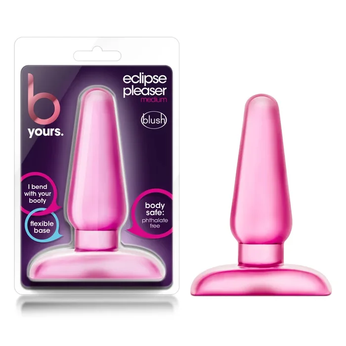 B Yours By Blush® | Eclipse Pleaser Pink 4.75-Inch Anal Plug