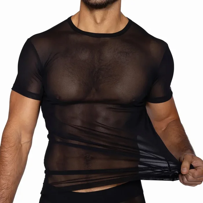 BIKE Mesh T Shirt Black