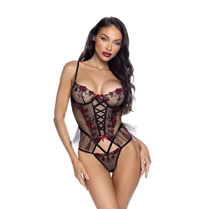 Blossom Beauty Peplum Teddy