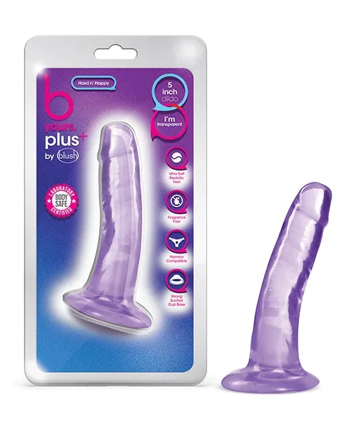 Blush B Yours Plus 5″ Hard n’ Happy Dildo – Purple