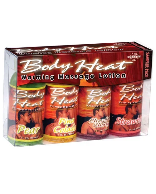 Body Heat Warming Massage Lotion Sampler Pack