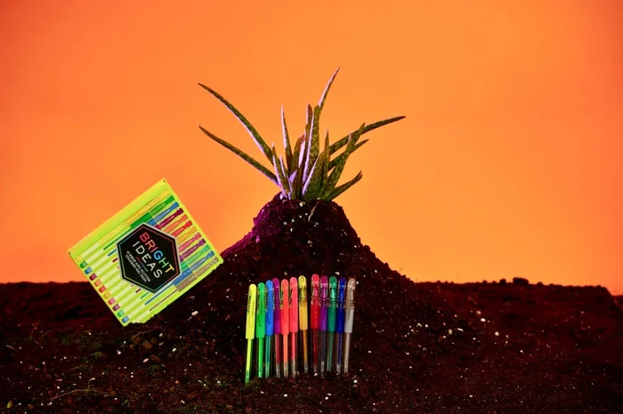 Bright Ideas Neon and Glitter Gel Pens