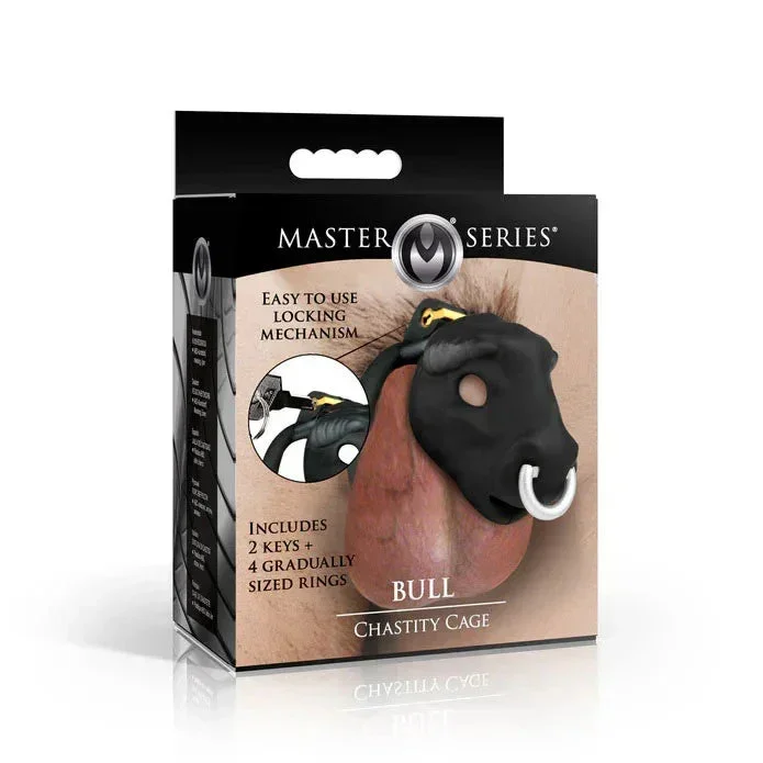 Bull Chastity Cage – Black