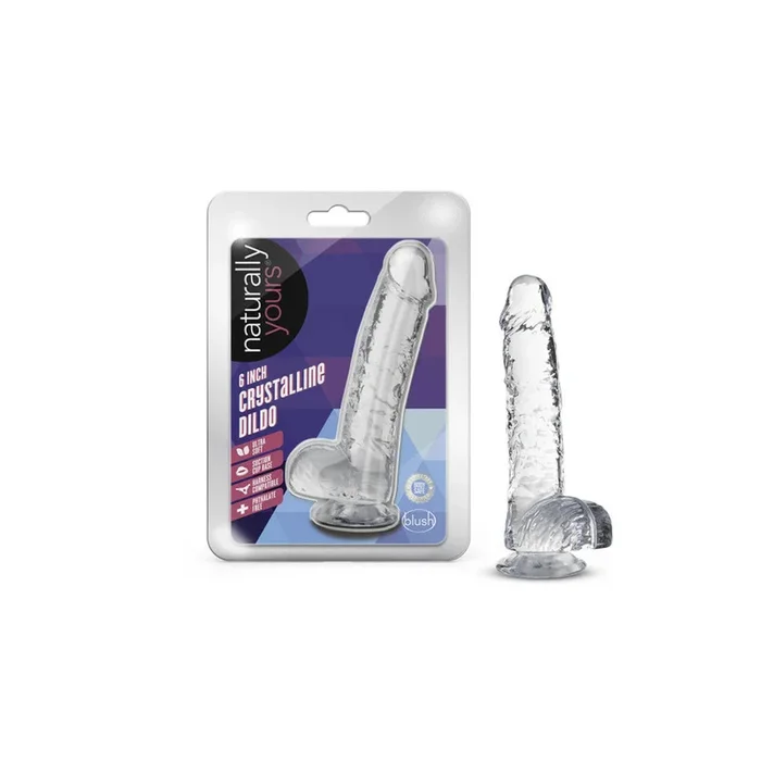 By Nature Yours 6″ Crystalline Dildo Diamond