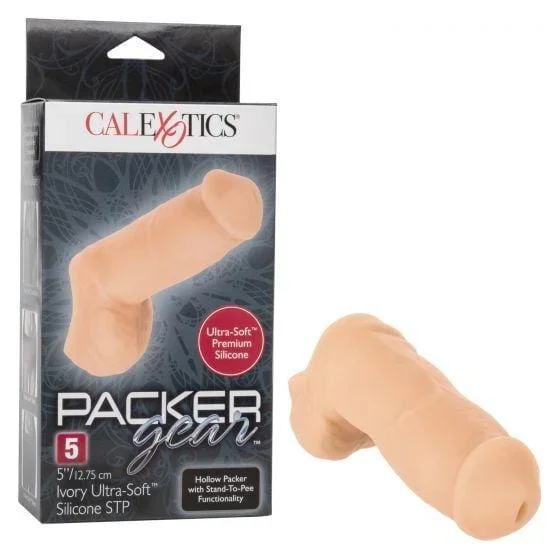 Calexotics Packer Gear 5 “/12.75 cm Ultra-Easygoing Silicone STP – Ivory
