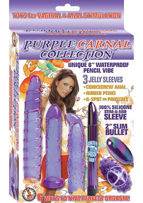 Carnal Collection Set with Silicone Sleeves