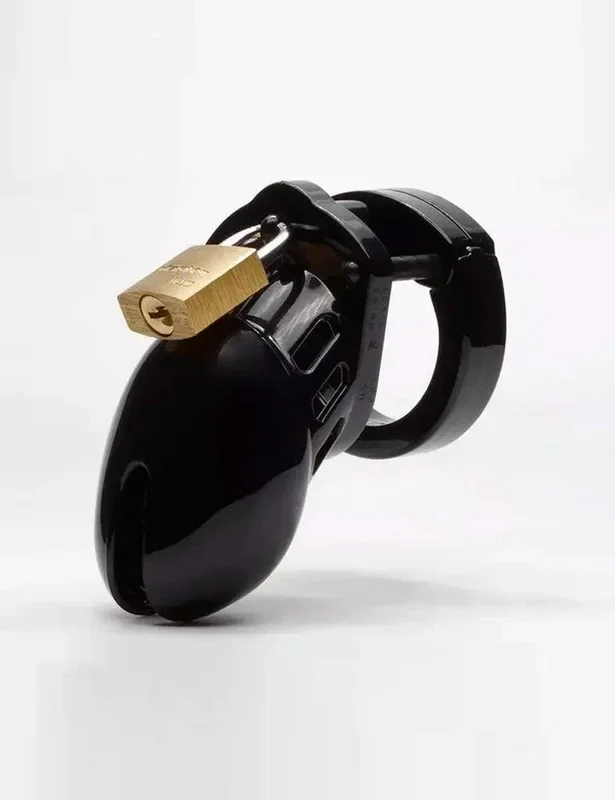 CB-6000S Male Chastity Device, Pitch Blackness