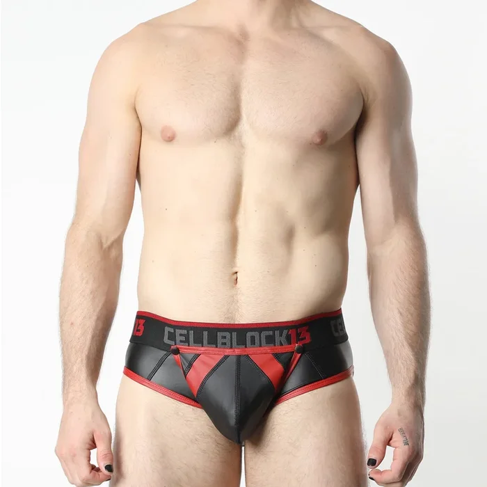 Cellblock 13 Anti Chrome Photograph Up Jock Brief Red