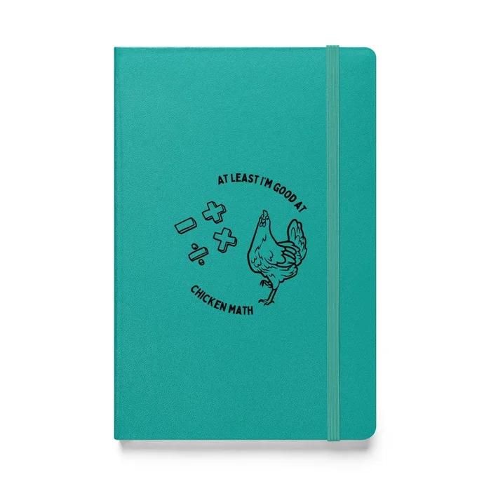 Chicken Math Hardcover Bound Notebook