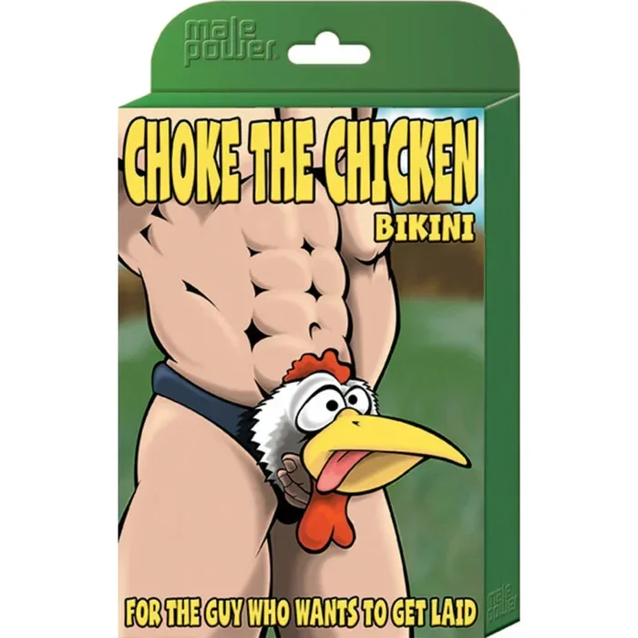 Choke the Chicken Bikini – One Size – Black
