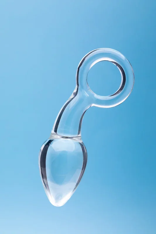 Clarity Utopian Delight 3.5 In Glass Butt Plug