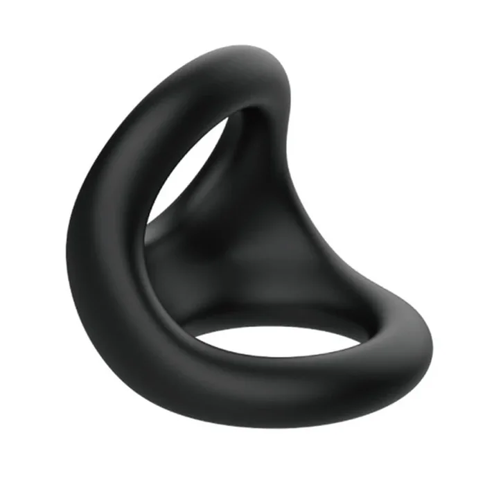 Cock Gear Liquid Silicone Cock & Ball Ring – Black