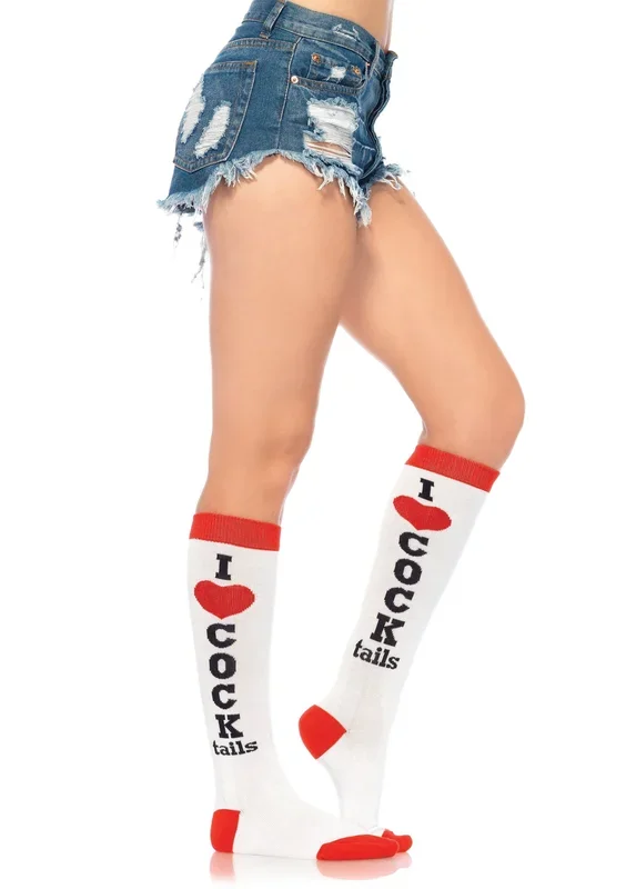 Cocktails Knee High Socks – One Size