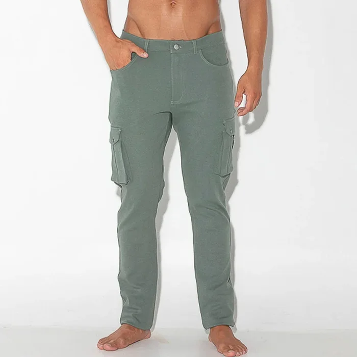 Code 22 Cargo Zip Pant Khaki