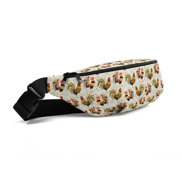 Colorful Roosters Fanny Pack