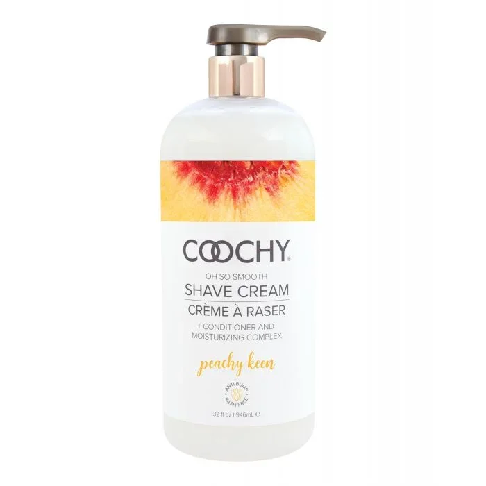COOCHY Shave Cream – 32 oz Peachy Keen