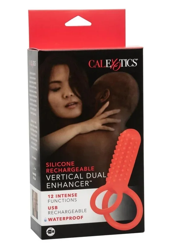 Couple’s Enhancers Silicone Rechargeable Vertical Dual Enhancer
