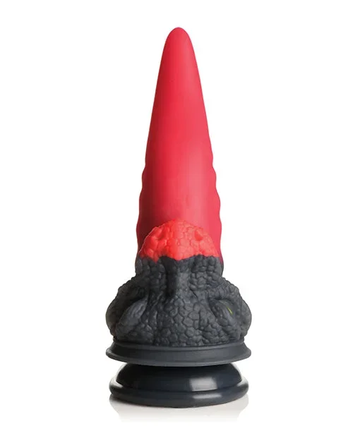 Creature Cocks Dragon Roar Silicone Dildo – Red/Black