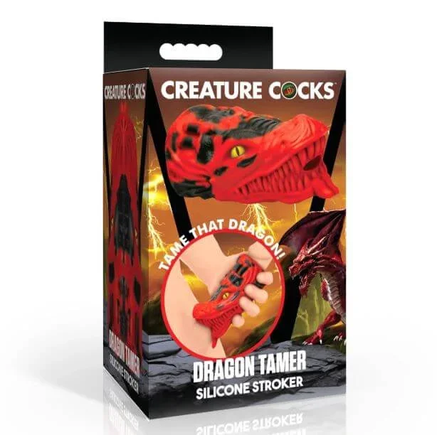 Creature Cocks Dragon Tamer Silicone Stroker Red