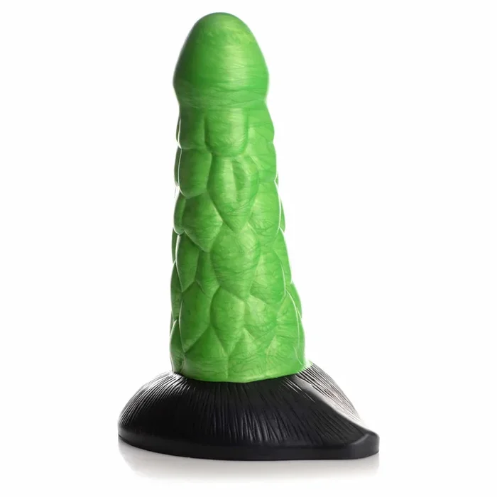 Creature Cocks Radioactive Reptile Thick Scaly Silicone Dildo