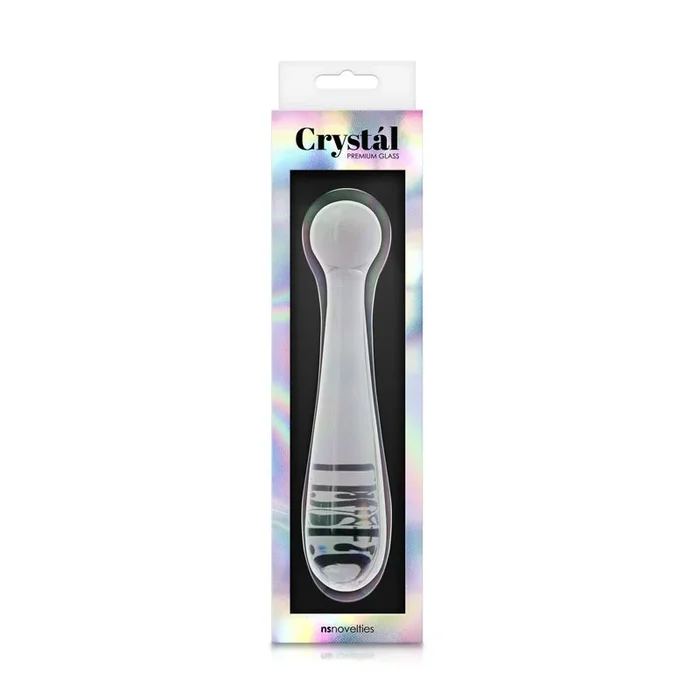 Crystal Glass Pleasure Wand Clear