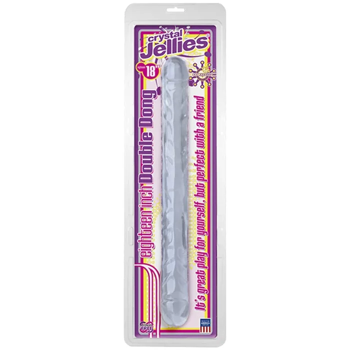 Crystal Jellies – Double Dong Clear 18in