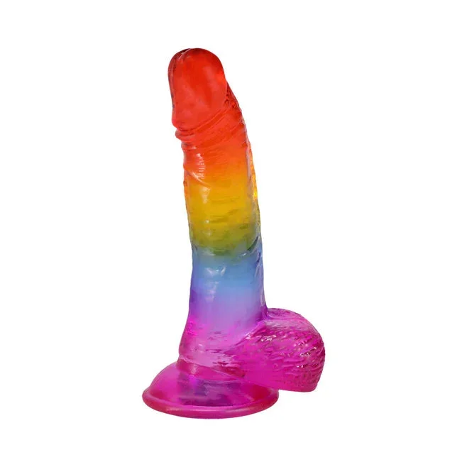 Crystal Jellies Realistic Dildo with Balls – 8.5 Inch