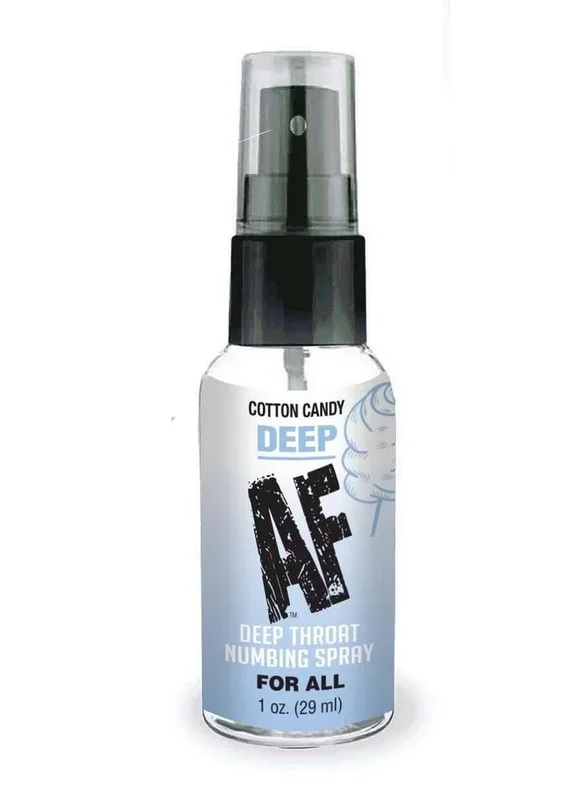 Deep AF Deep Throat Benumb Spray 1oz – Cotton Candy