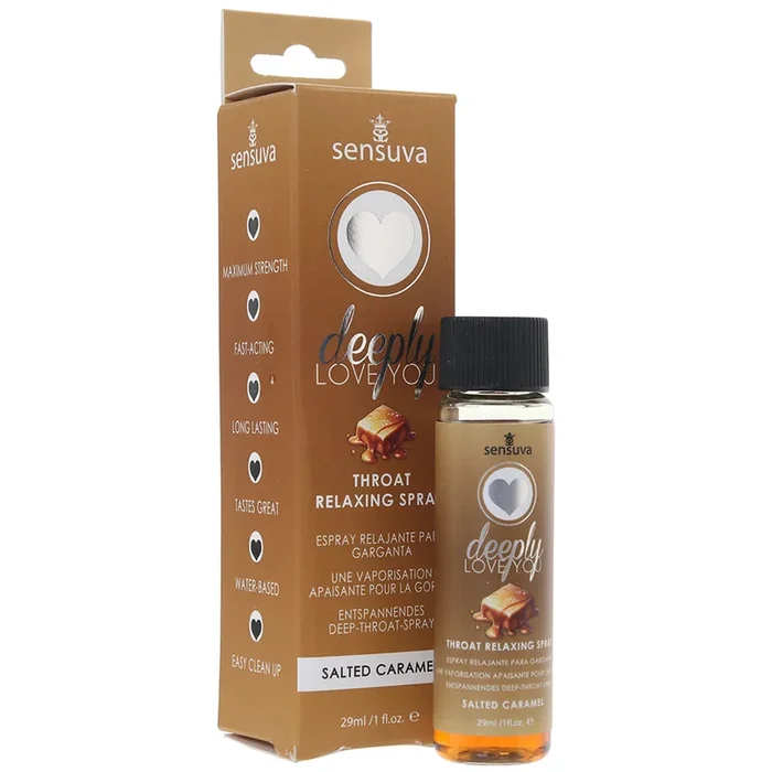 Deep Love You Throat Relaxing Spray 1oz in Salted Caramel