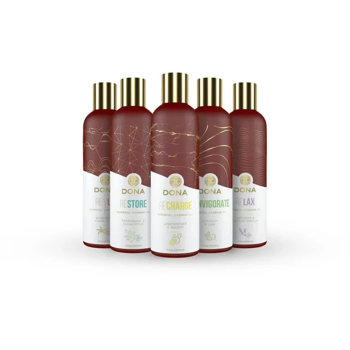 Dona 100% Natural Essential Massage Oil 4 Oz