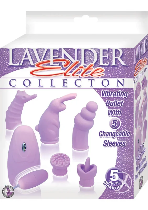 Elite Collection Vibrating Bullet with 5 Sleeves