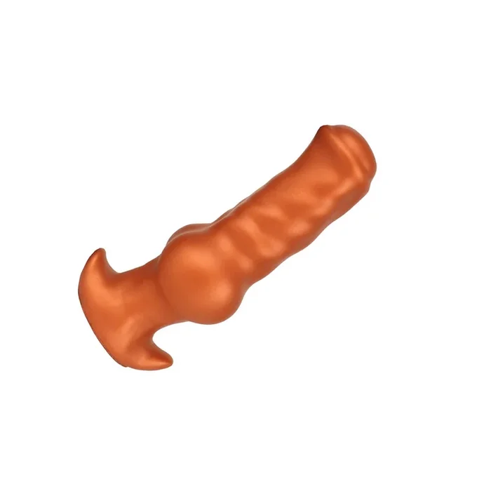 ELITE Liquid Silicone Canine Milker Plug 8.4 Inch Gold