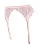 Escante Mix & Match Lace Boning Garter Belt Pink