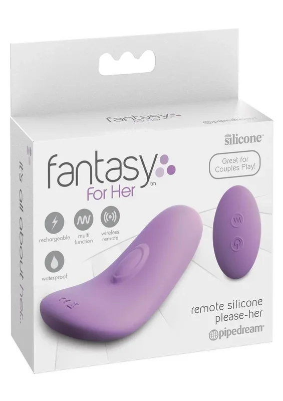 Fantasy For Her Remote Please Her Silicone Rechargeable Waterproof Panty Vibe