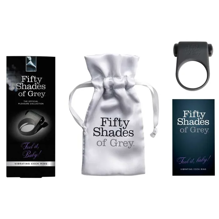 Fifty Shades of Grey Tone It, Baby! Silicone Vibrating Cockring Black