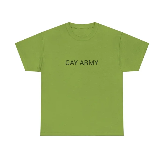 GAY ARMY TEE BY CULTUREEDIT AVAILABLE IN 13 COLORS