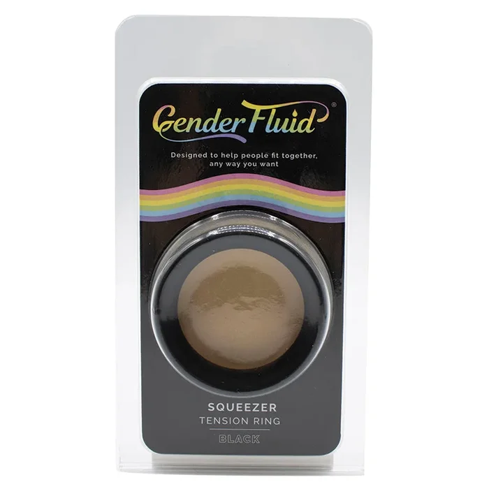 Gender Fluid Squeezer Tension Ring-Black