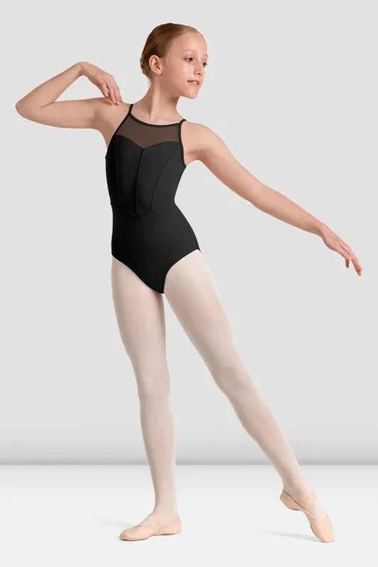 Girls Mirella Kaleidoscope Halterneck Leotard