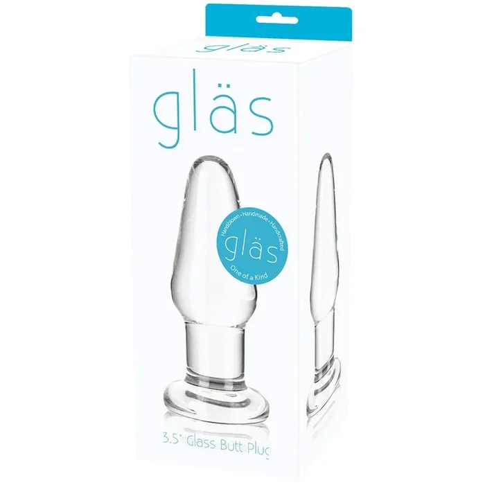 Glas 3.5 ” Smooth Glass Butt Plug